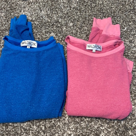 Wildfox Tops - Wildfox women’s Sz XS & S two beach sweatshirts